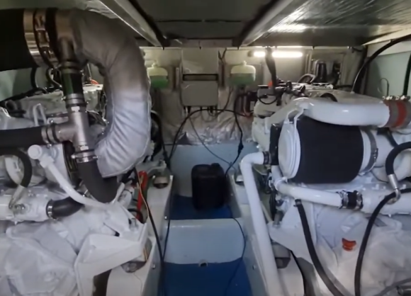 Precision 40 Flybridge Cruiser repower - FPT NEF 450 marine engines