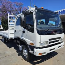 2007 Isuzu FRR550 Dual Cab Tray Top Truck For Sale