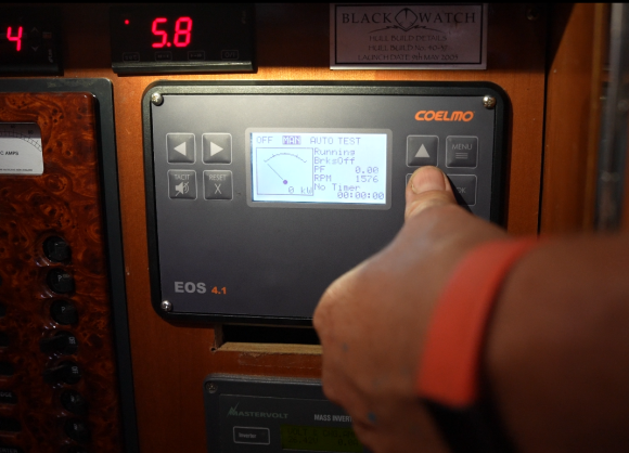 Installed a Coelmo DML970 marine generator in a game fishing vessel