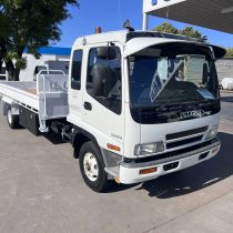 2004 Isuzu FRR 525 Long Tipper with crane Truck for sale