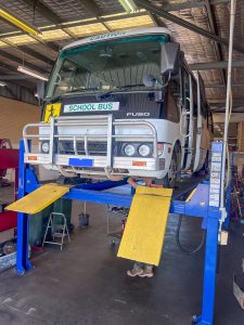 Fuso school bus servicing and repairs at THT Perth
