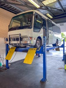 Fuso school bus servicing and repairs at THT Perth