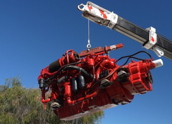 Riviera vessel marine engine repower from Iveco 8460s to FPT Cursor 9s