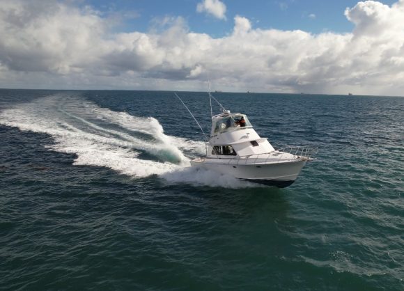 Raymond Hunt Fisherman vessel marine engine repower