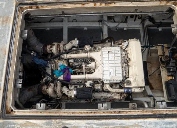 Conquest 60 sardine fishing vessel marine engine repower MAN